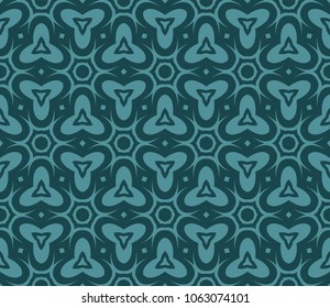 floral ornament. seamless pattern. vector illustration. Tribal Ethnic Arabic, Indian, motif. for interior design and texture.