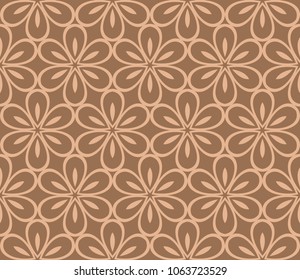 floral ornament. seamless pattern. vector illustration. Tribal Ethnic Arabic, Indian, motif. for interior design and texture.