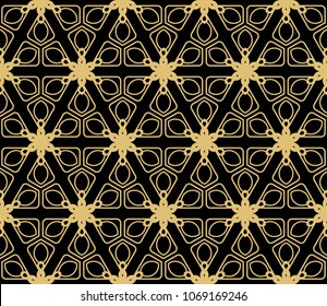 floral ornament. seamless pattern. vector illustration. Tribal Ethnic Arabic, Indian, motif. for interior design and texture.