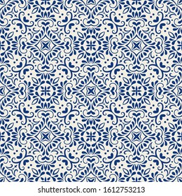floral ornament seamless pattern vector