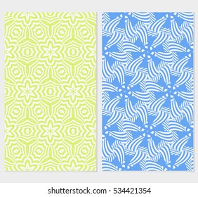 floral ornament. seamless vector pattern set. spring color. for wallpaper, wedding and holiday invitation, fashion design.