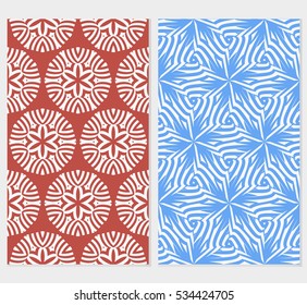 floral ornament. seamless vector pattern set. spring color. for wallpaper, wedding and holiday invitation, fashion design.