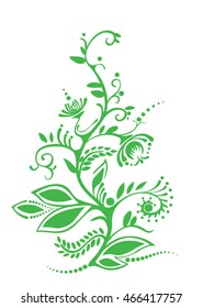 Floral ornament. Ukrainian motifs
