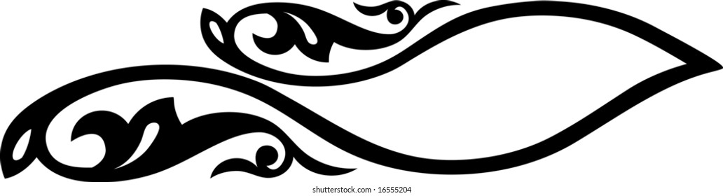 A floral ornament. vector