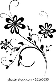  floral ornament - vector