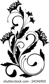 floral ornament - vector