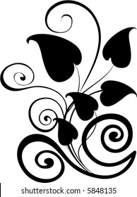 floral ornament - vector