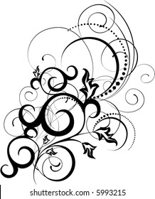 floral ornament - vector