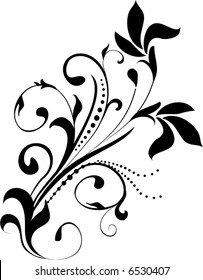 floral ornament - vector