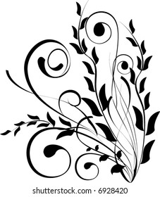 floral ornament - vector