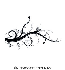 floral ornament vector
