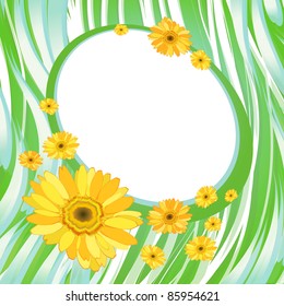floral ornament, vector