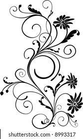 floral ornament - vector