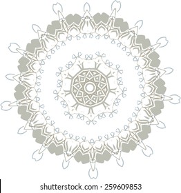 Floral ornament vector abstract. Design elements for the spring topic