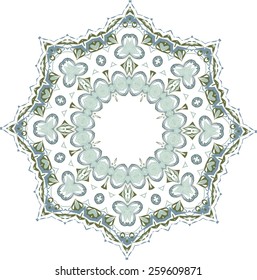 Floral ornament vector abstract. Design elements for the spring topic