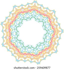 Floral ornament vector abstract. Design elements for the spring topic