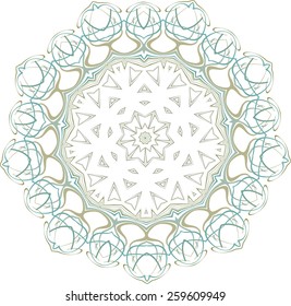 Floral ornament vector abstract. Design elements for the spring topic