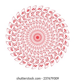 Floral ornament vector Background