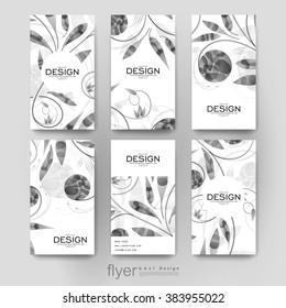 floral ornament vector brochure template. Flyer Layout. Creative modern design