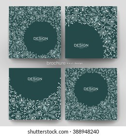 floral ornament vector brochure template. Flyer Layout. Creative modern design