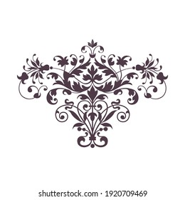 floral ornament vector graphic design. perfect for wedding background decoration