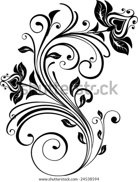 Floral Ornament Vector Illustration Stock Vector Royalty Free 24538594 4179