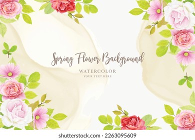 floral ornament wedding invitation card set