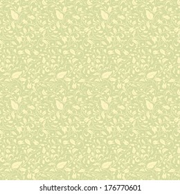 floral ornament yellow and pale green. can be used as a seamless texture, backdrop, pattern fill