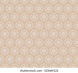 floral ornament for your greeting cards. beige color. Vector. for Valentine's day, wedding invitation, wallpaper