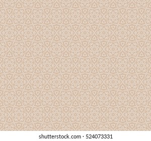 floral ornament for your greeting cards. beige color. vector illustration. seamless pattern