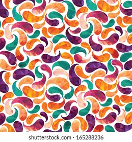 Floral and ornamental background.