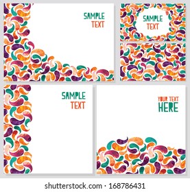 Floral and ornamental background.