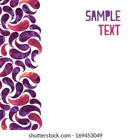Floral and ornamental background.