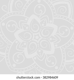 Floral ornamental background. Vector art
