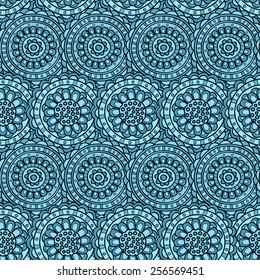 Floral ornamental backgrounds. Seamless pattern. Vector illustration. Eps 10.