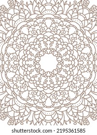 floral ornamental  brown vector  background  