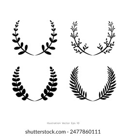 Séparateurs floraux ornementaux de gribouillis, flèche tribale vintage dessinée à la main et ensemble de  Images vectorielles calligraphiques déco isolés sur fond blanc.  Illustration vectorielle EPS10