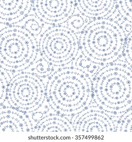Floral ornamental pattern.  Seamless pattern for your design. Arabic floral motif.  Vector.  Background