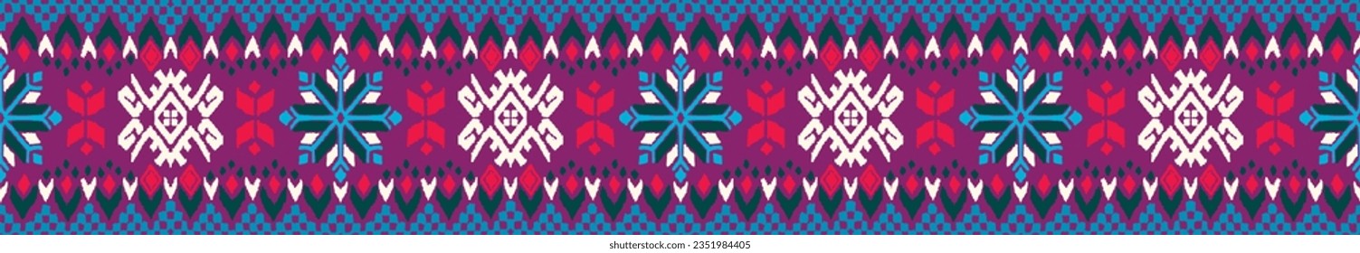 Floral ornamental pattern. Strawberries with fruits and flowers on a colored background . Vector illustration for banners, postcards, flyers, wallpapers for social networks, textiles, tablecloths, nap