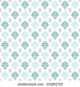 Floral ornamental pattern. Vector illustration.