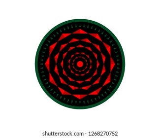 floral ornamental rose design