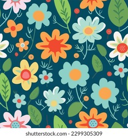 Floral ornamental seamless abstract pattern from tiles. Azulejos tiles patchwork. Portuguese and Spain decor. Talavera ornamental pattern. Mediterranean porcelain pottery.