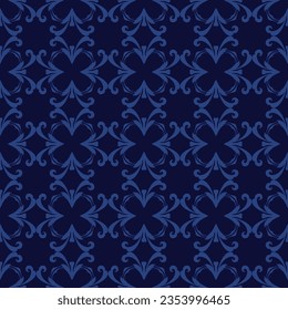 Floral ornamental seamless pattern. Vector illustration can be used for backgrounds, motifs, textile, wallpapers, fabrics, gift wrapping, templates. Design Paper For Scrapbook. Vector.