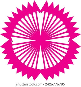 Floral Ornamental Shape Vector illustration