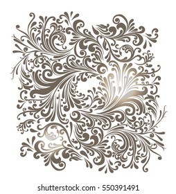 Floral ornamental vector background