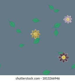 Patrón de vector ornamental floral. La textura de las hojas de diseño sin brillo.