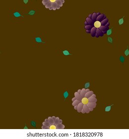 Patrón de vector ornamental floral. La textura de las hojas de diseño sin brillo.