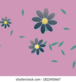 Patrón de vector ornamental floral. La textura de las hojas de diseño sin brillo.