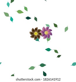 Patrón de vector ornamental floral. La textura de las hojas de diseño sin brillo.