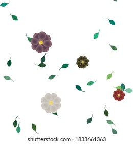 Patrón de vector ornamental floral. La textura de las hojas de diseño sin brillo.
